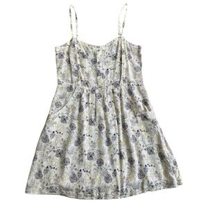 Dream Society Silk Women’s Floral Dress Coquette Girl Bohemian Medium